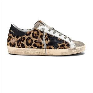 Golden Goose Superstar Sneaker Snow Leopard &Black